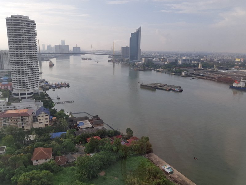 View of the Chao Phraya River from the hotel