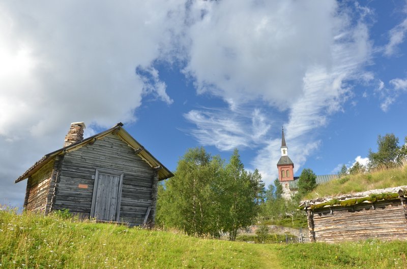 utsjoki-church-village